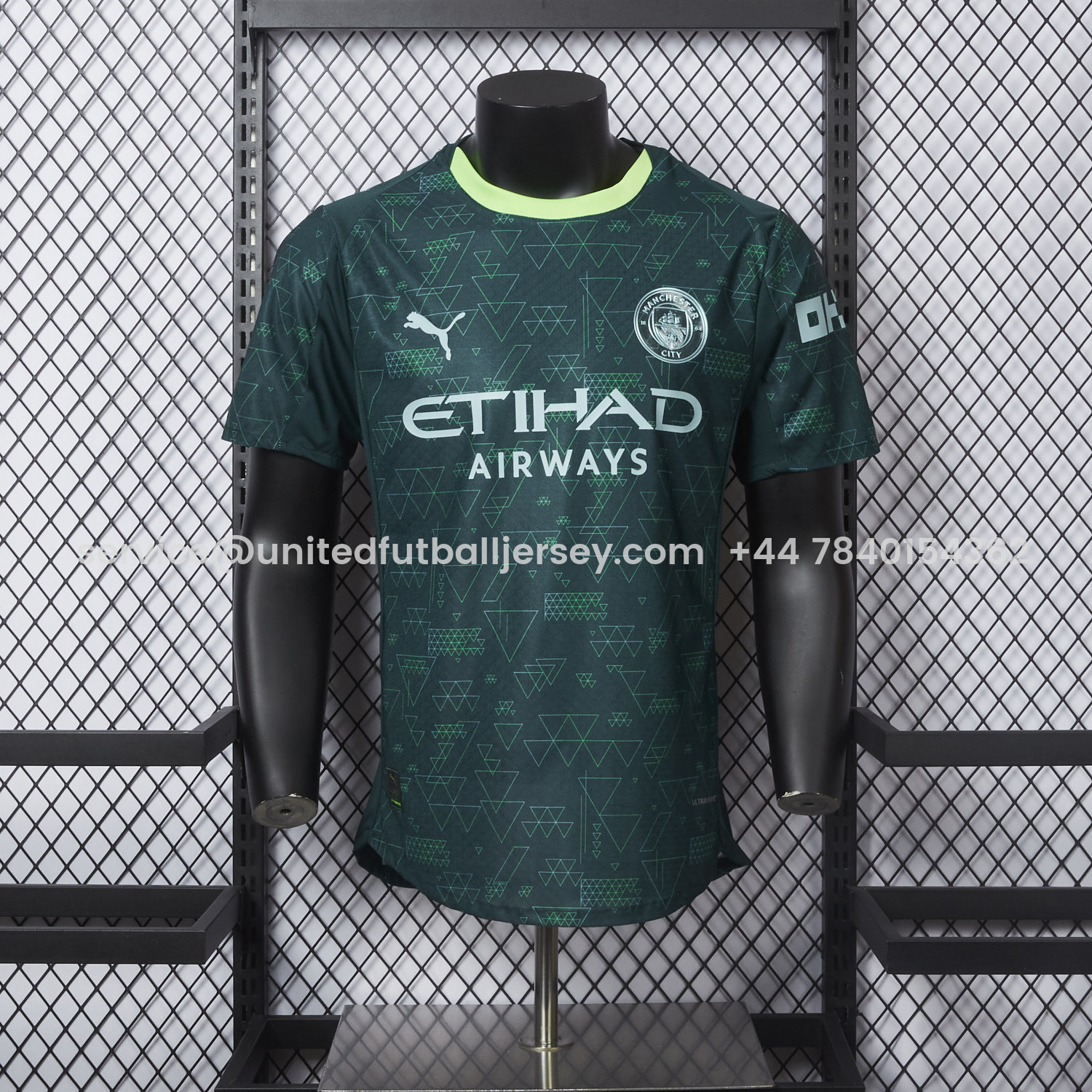 foot-Manchester City 25-26 Fourth Green Jersey - Player Version