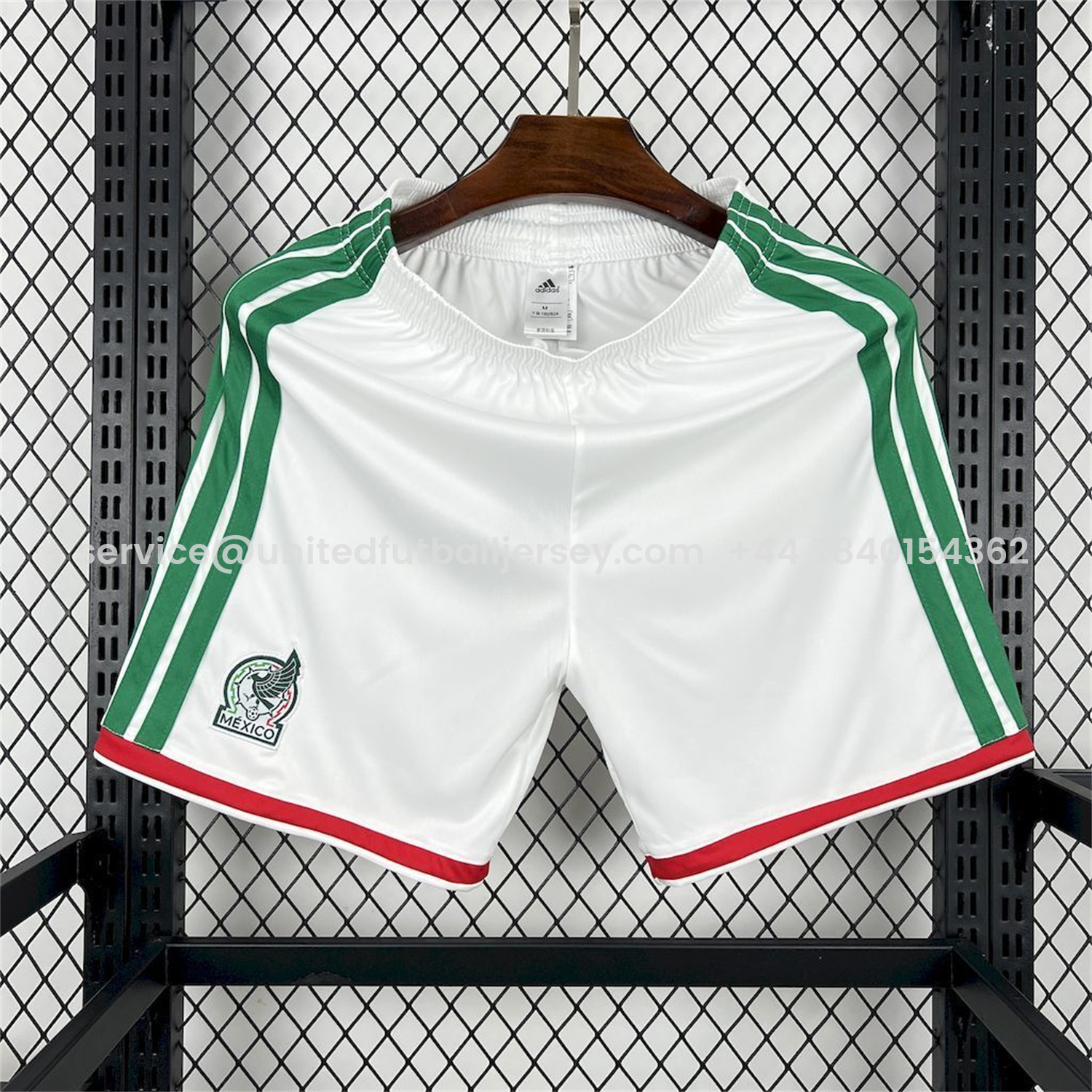 foot-Mexico 2026 Home White Shorts - Fans Version