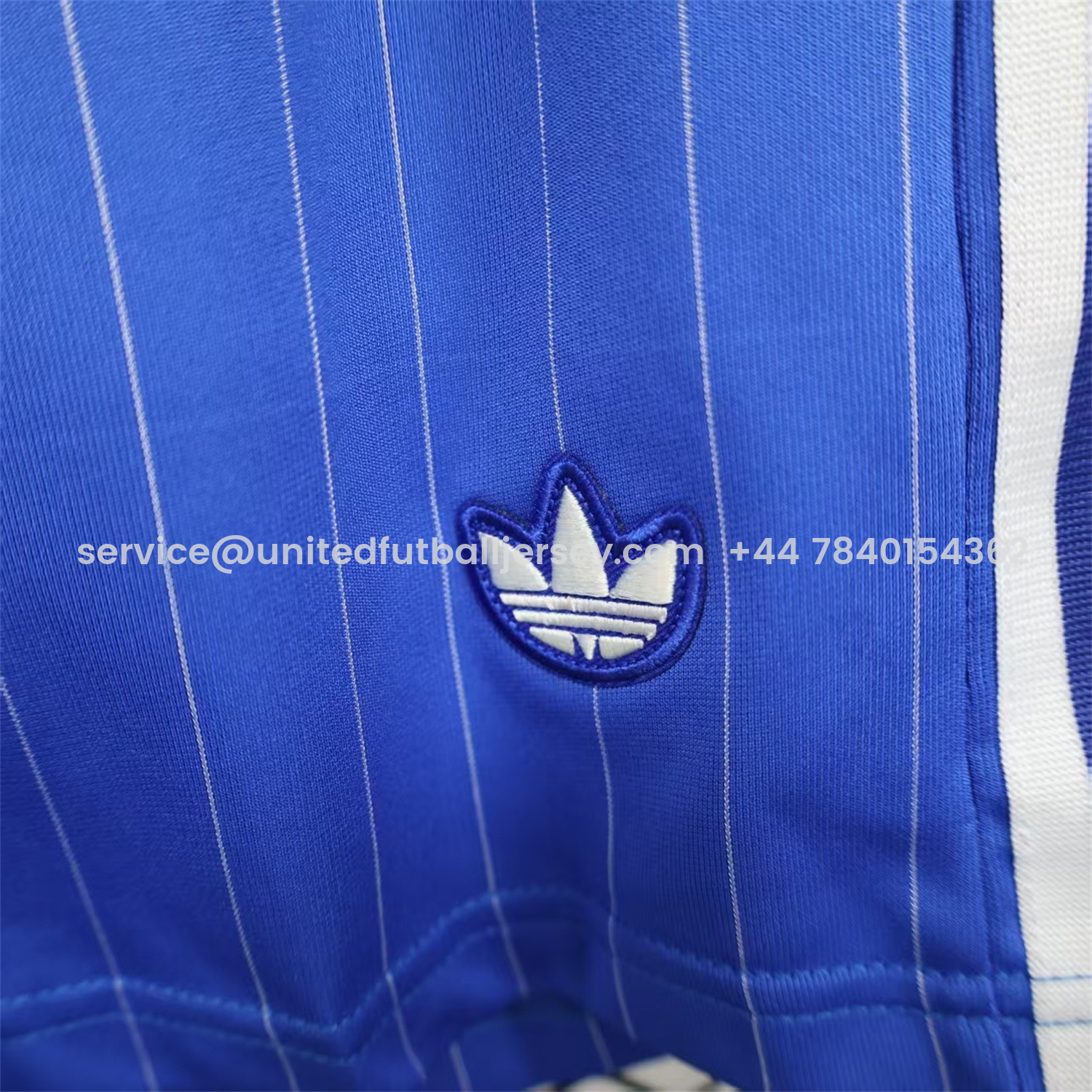 foot-C.H.E.L.S.E.A 25-26 Trefoil Blue Travel Shorts - Player Version