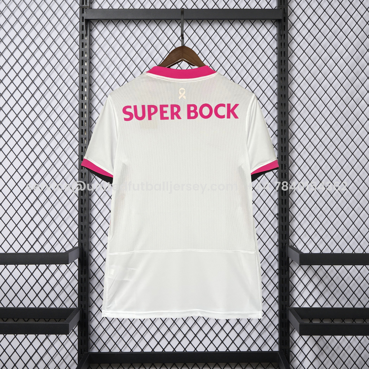 foot-Sporting CP 25-26 Pink And White Special Jersey - Fans Version