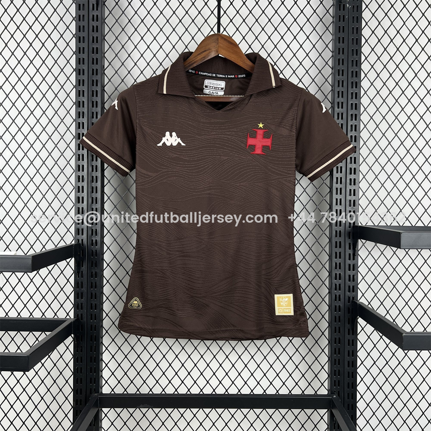 foot-Women's Vasco da Gama 25-26 Third Brown Jersey