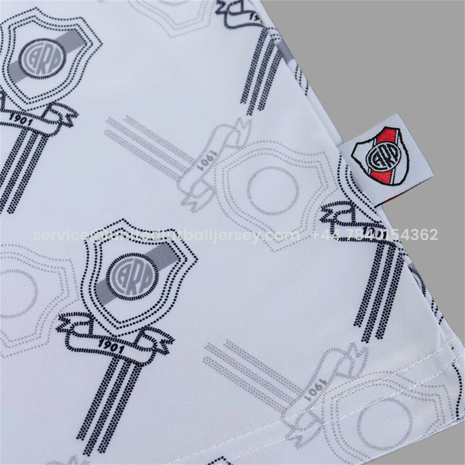 foot-Retro River Plate 1996-97 Home Kids Kit