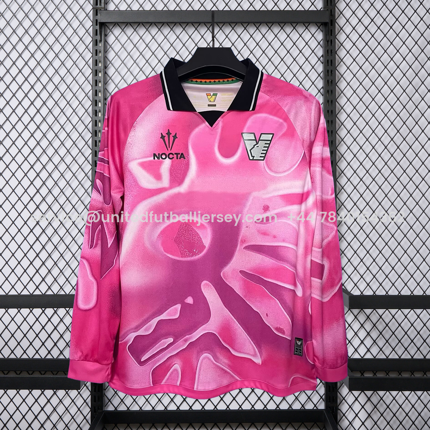 foot-Venezia FC 25-26 Goalkeeper Pink Unsponsored Long Sleeves Jersey - Fans Version
