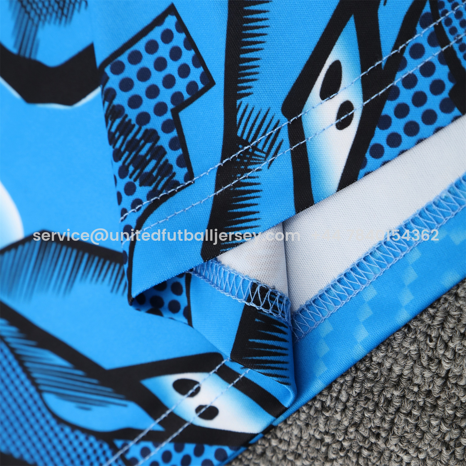 foot-Napoli 25-26 Vest Training Set - Blue Mecha Vest & Black Shorts