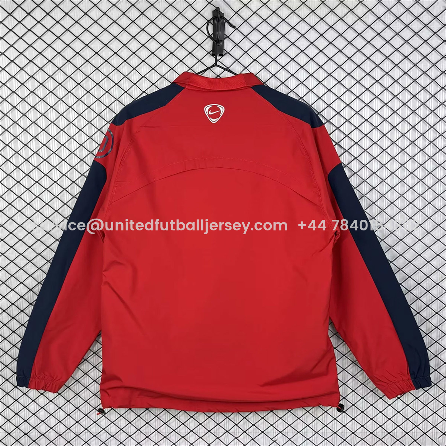 foot-Retro Arsenal 2004-05 Home Windbreaker Jacket - Red