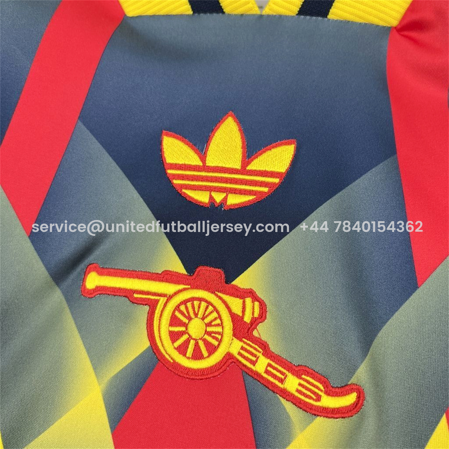 foot-Arsenal 25-26 Red Yellow Blue LFSTLR Jersey - Fans Version