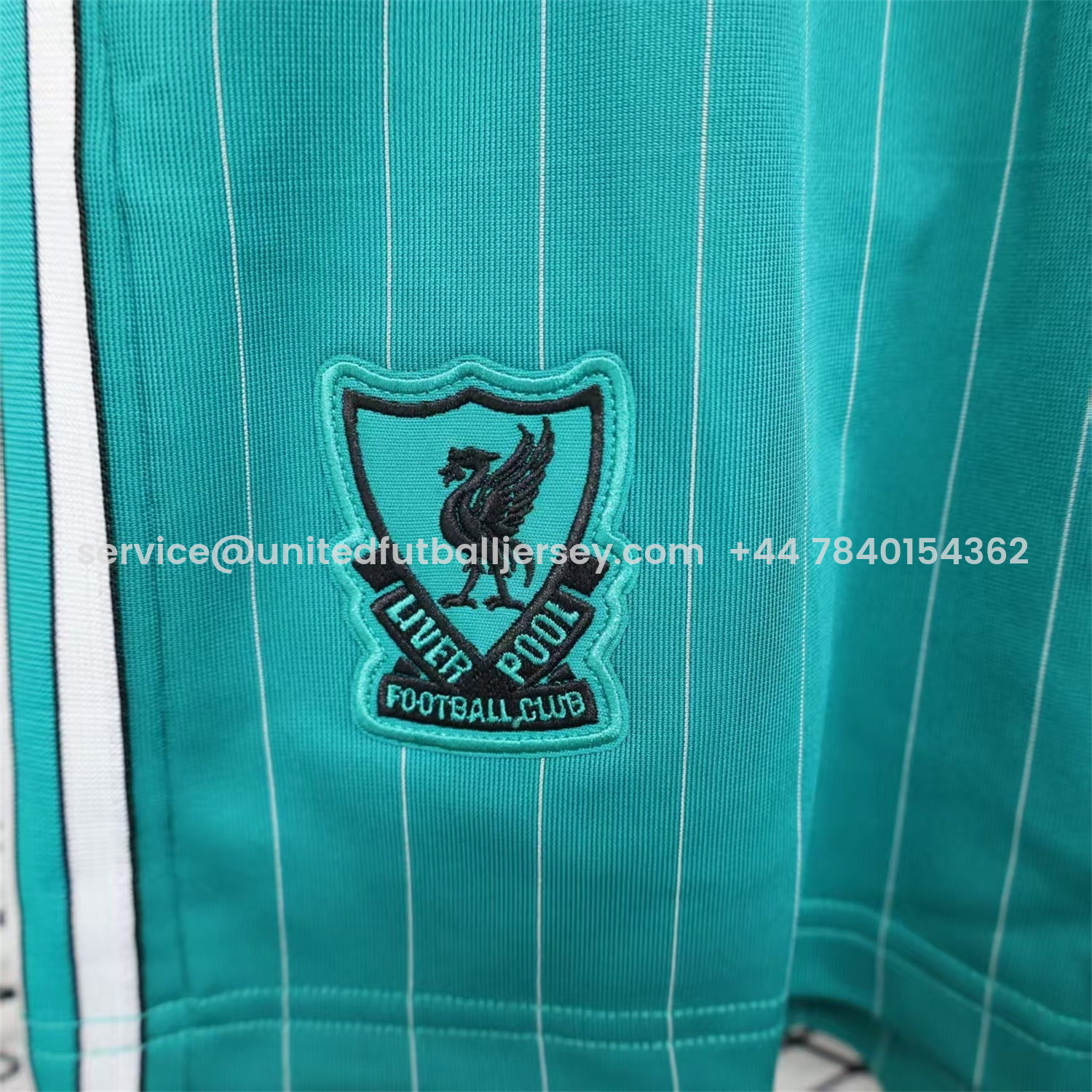 foot-Liver.pool 25-26 Trefoil Cyan Travel Shorts - Player Version