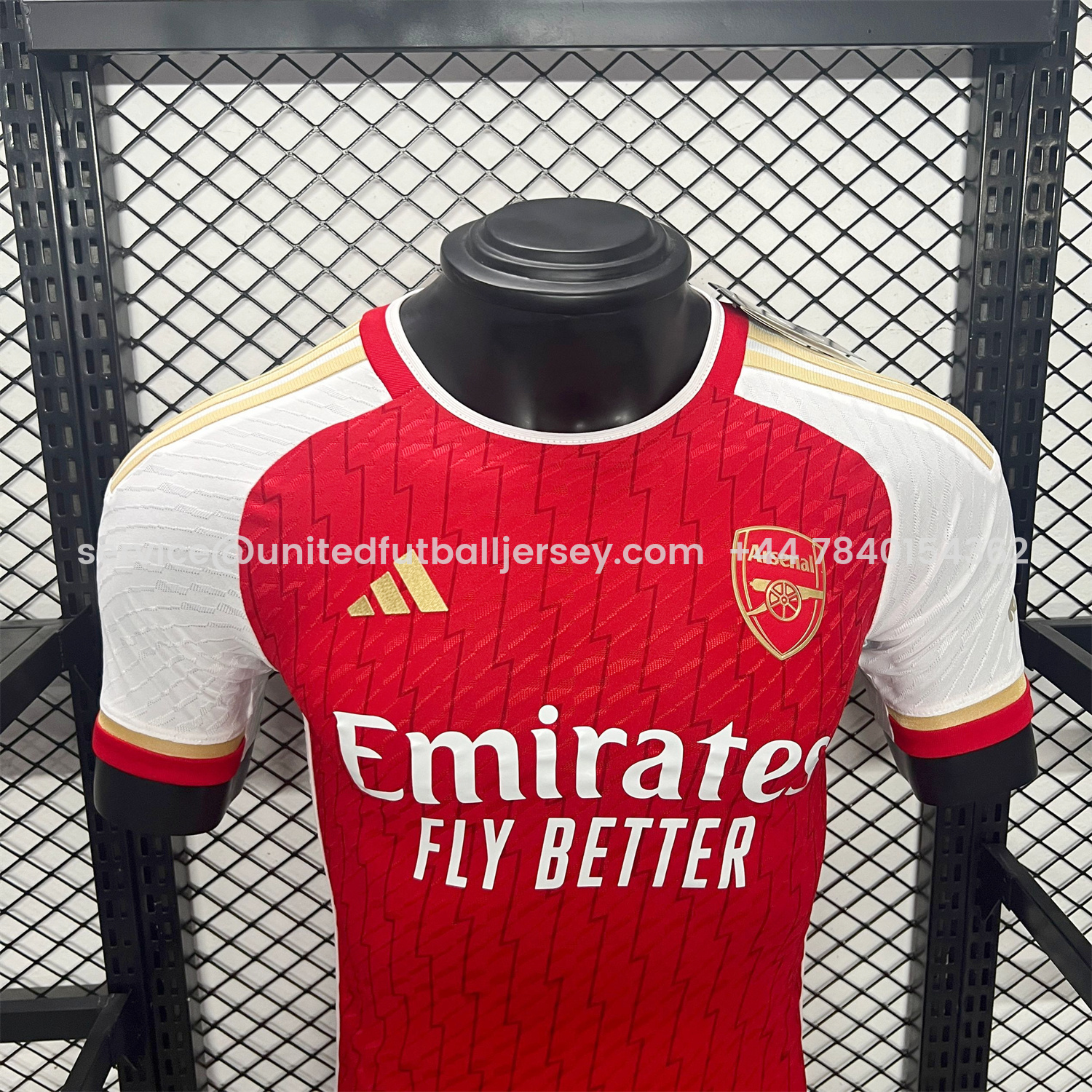 foot-Retro Arsenal 2023-24 Home Red Jersey - Player Version