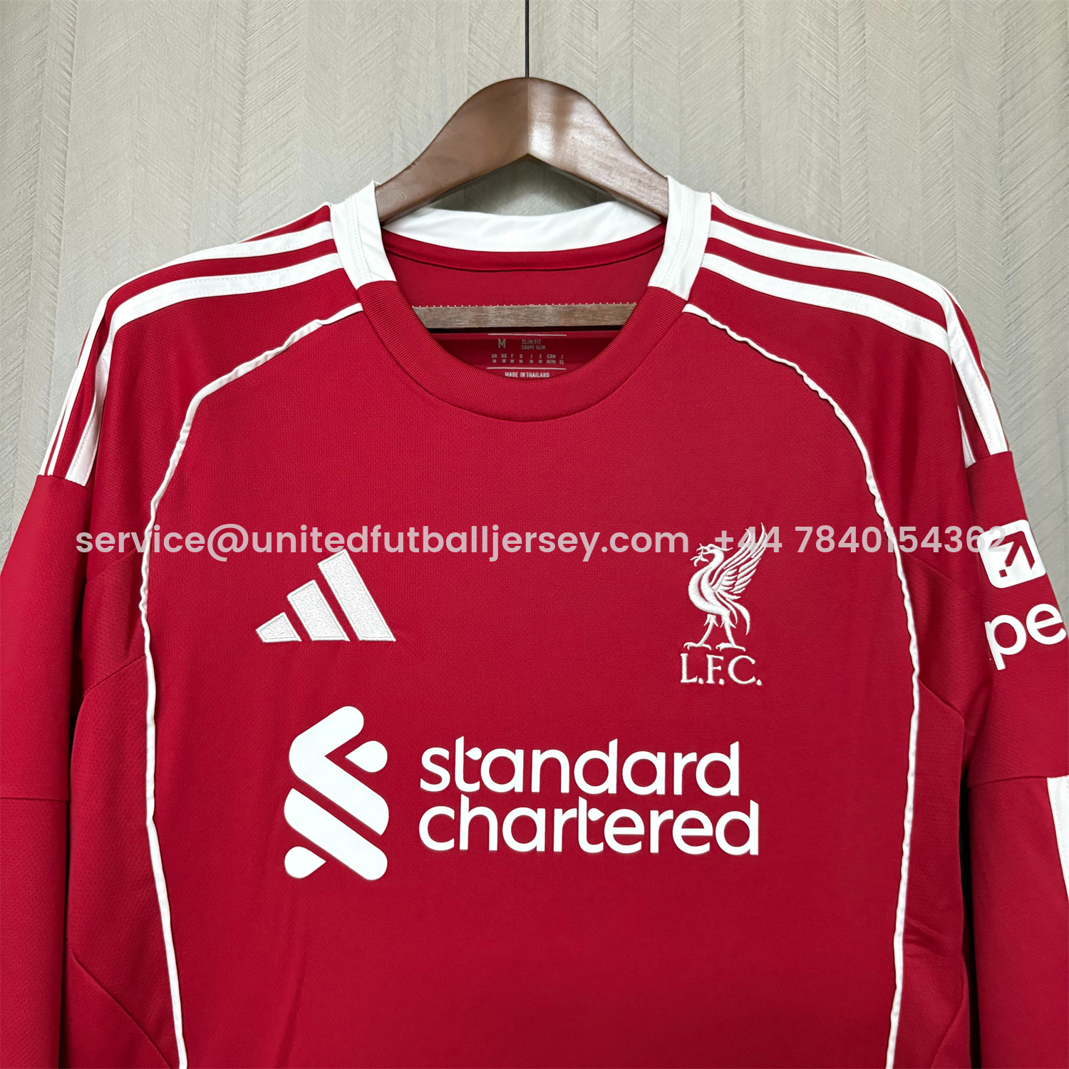 foot-Liver.pool 25-26 Home Long Sleeves Jersey - Fans Version
