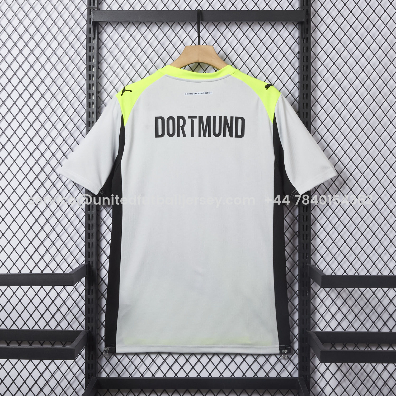 foot-Dortmund 25-26 Away Silver Mist Jersey - Fans Version