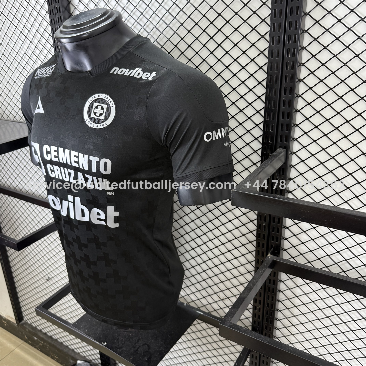 foot-Cruz Azul 25-26 Third Black Jersey - Player Version