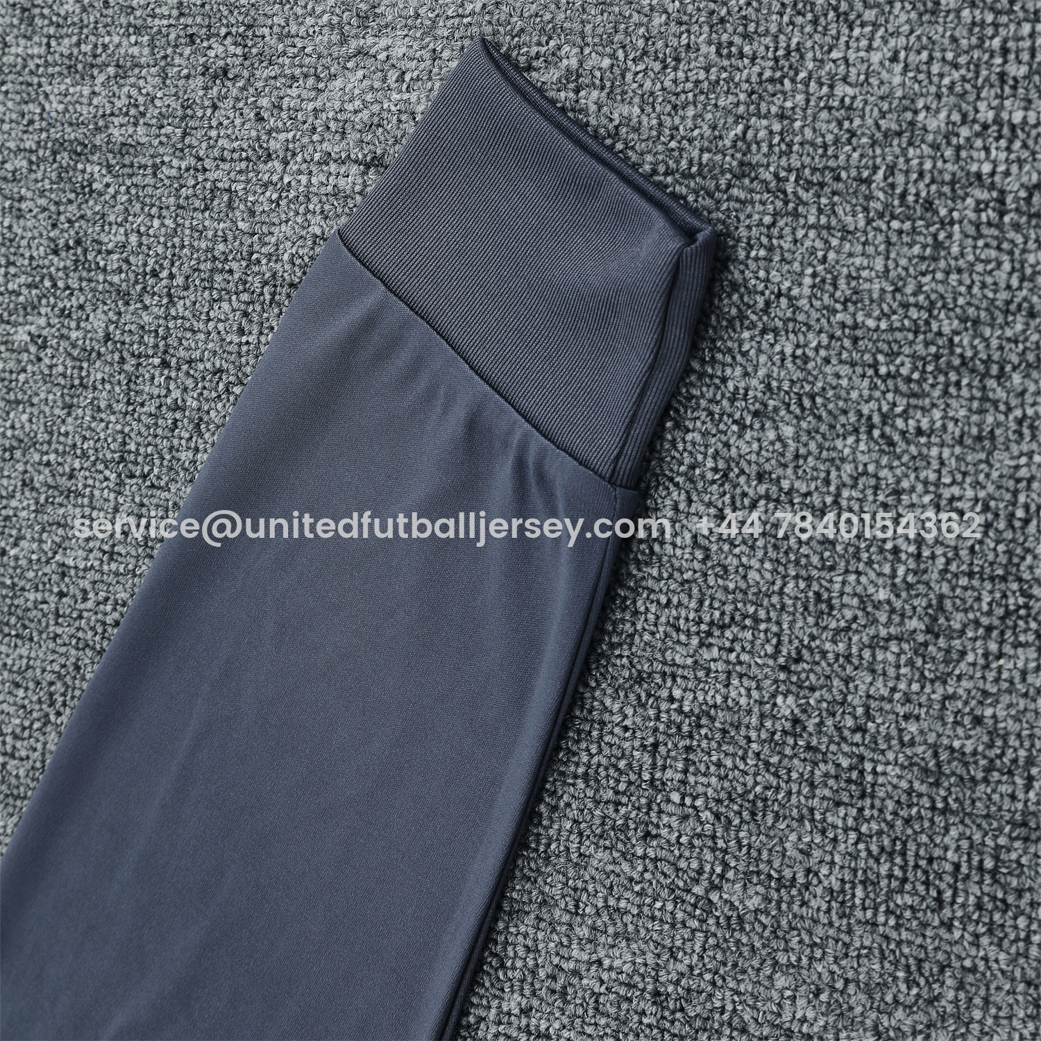 foot-Real Madrid 25-26 Long-Sleeve Training Set - Deep Gray Top & Gray Shorts