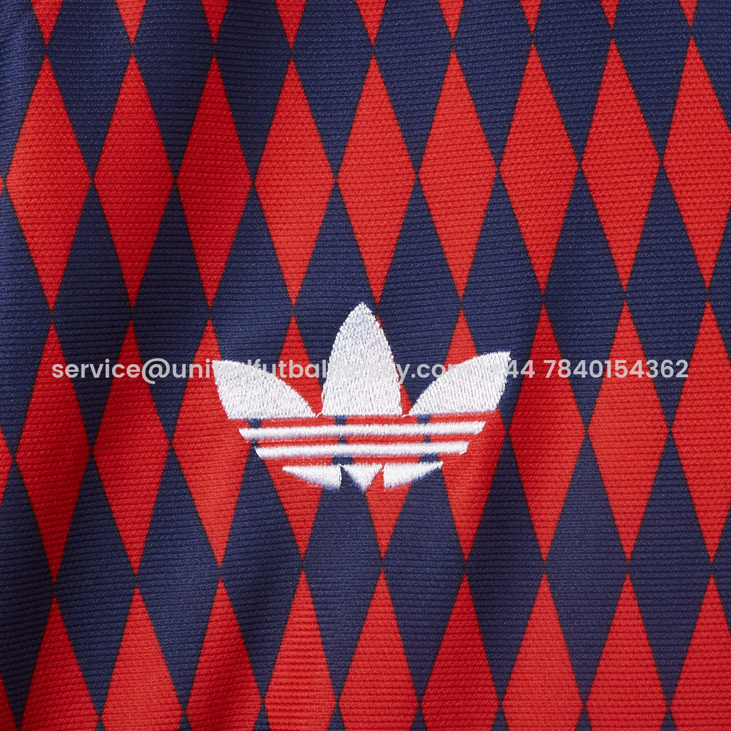 foot-Bayern Munich 25-26 Trefoil Retro Style Red And Deep Blue Jersey - Fans Version