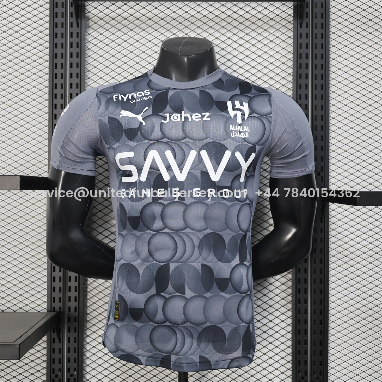 foot-Al Hilal Riyadh Crescent 25-26 Third Grey Jersey - Player Version