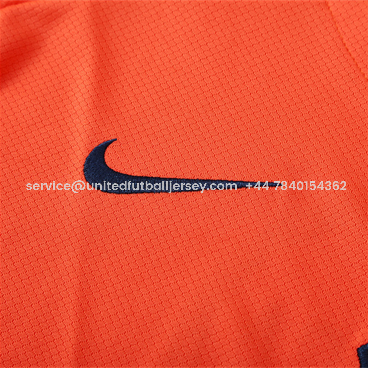 foot-Barcelona 25-26 Kids Short-Sleeve Training Set - Orange Top Royal Blue Sponsor & Royal Blue Shorts