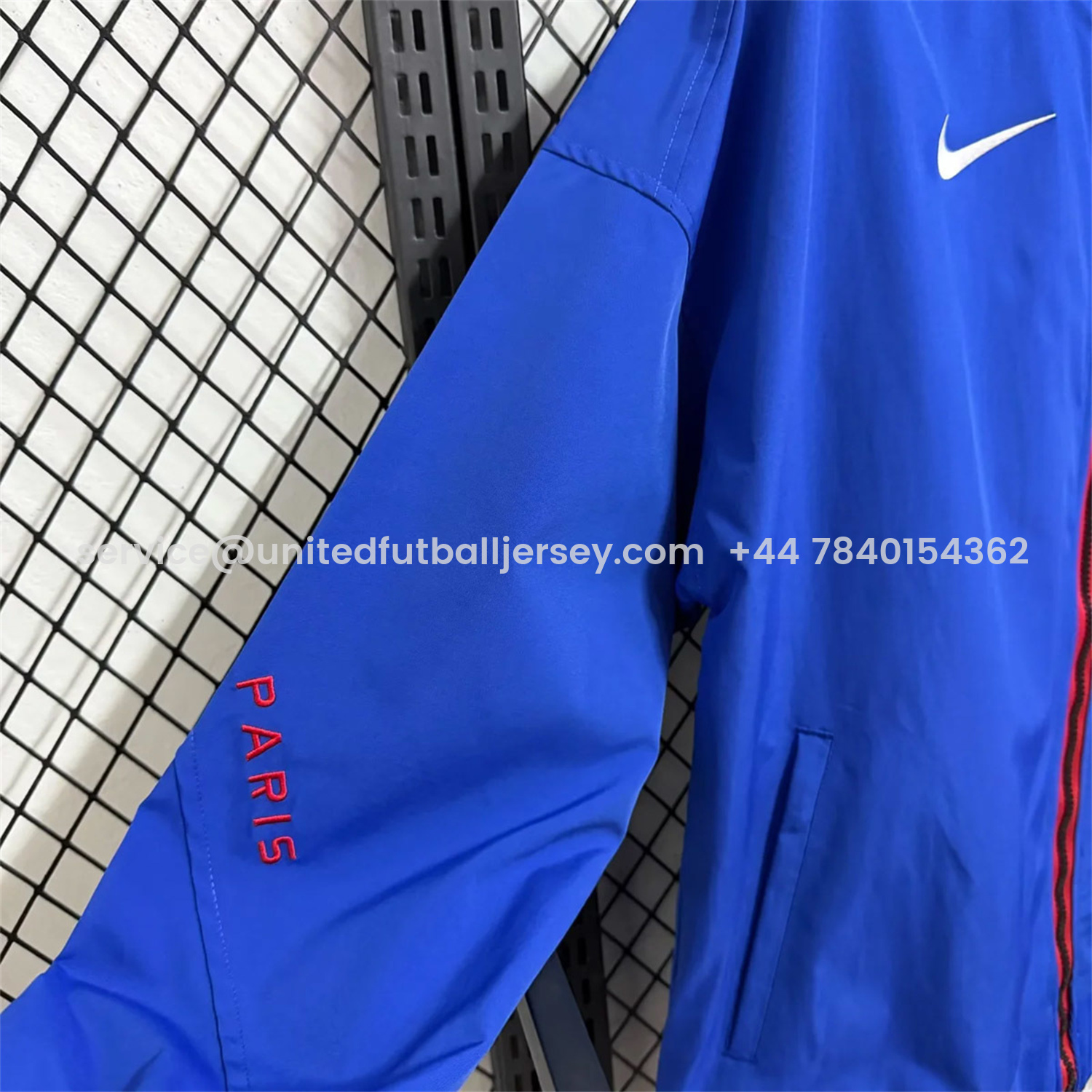 foot-Paris Saint-Germain PSG 25-26 Windbreaker Jacket - Blue