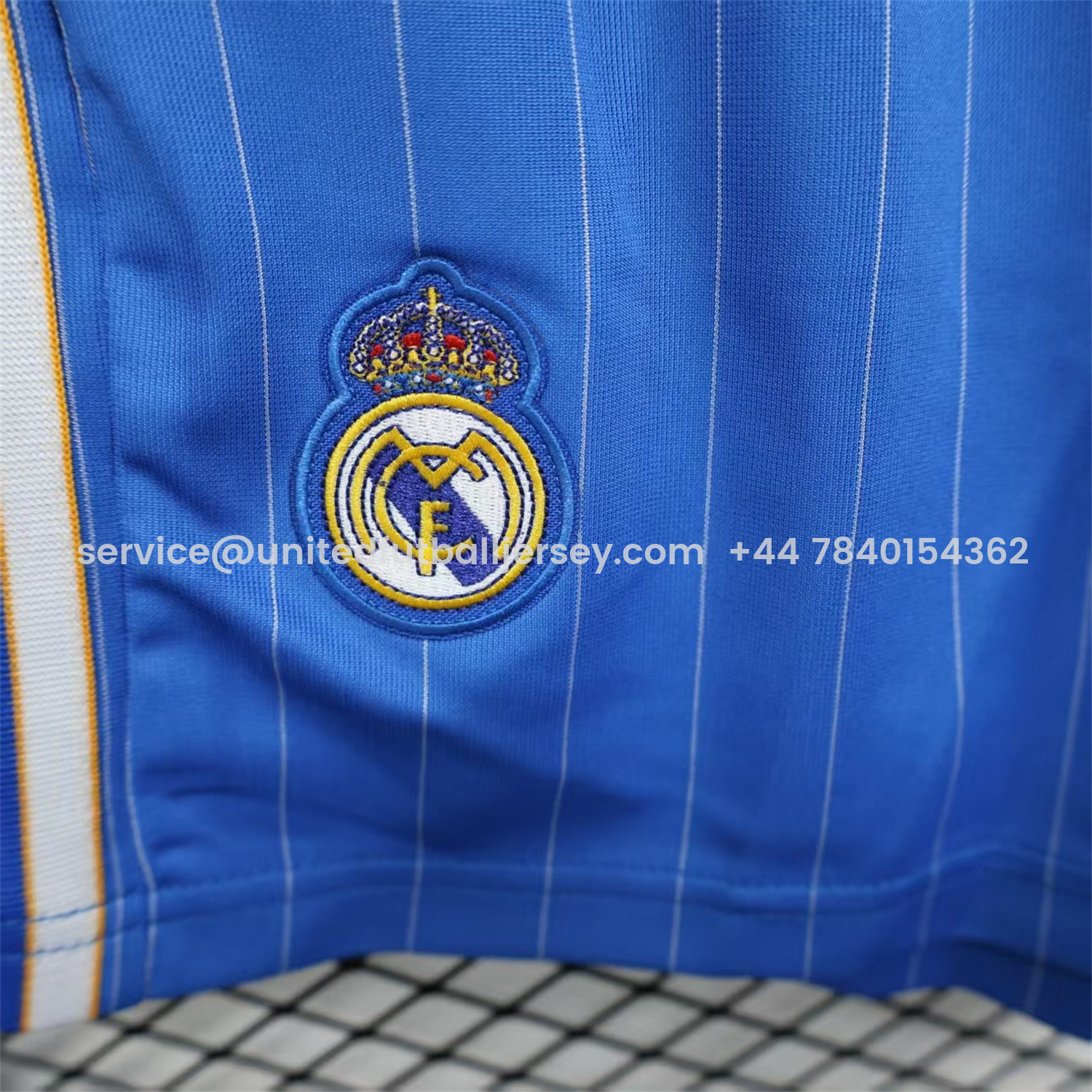 foot-Real Madrid 25-26 Trefoil Blue Travel Shorts - Player Version