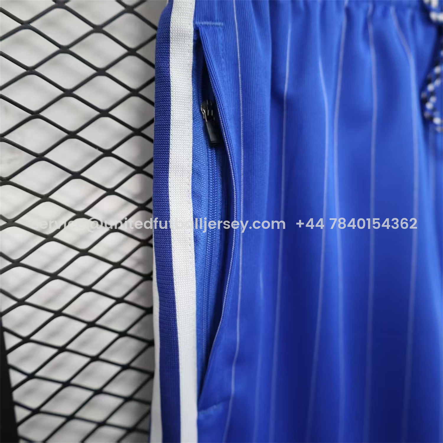 foot-C.H.E.L.S.E.A 25-26 Trefoil Blue Travel Shorts - Player Version