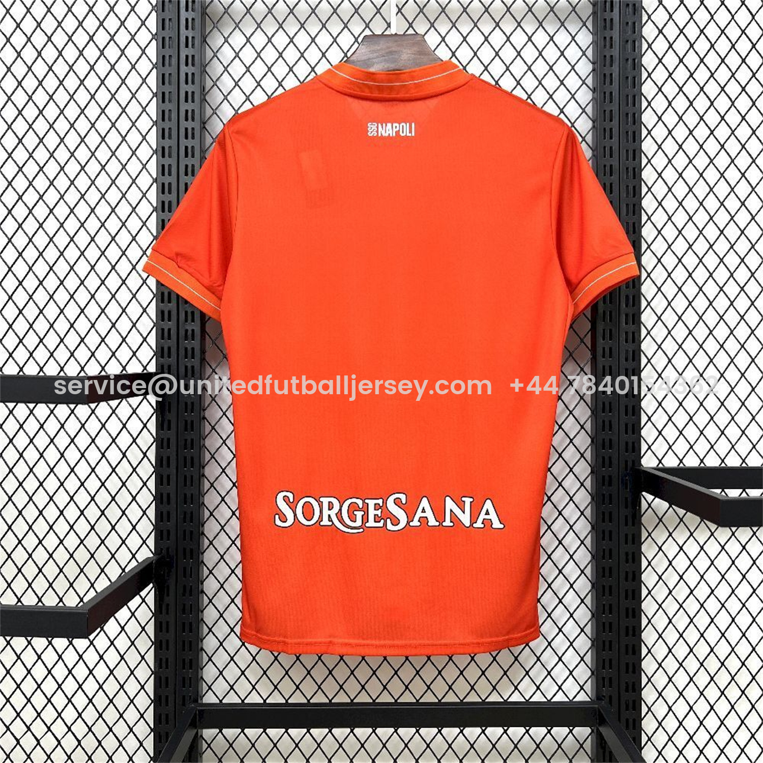 foot-Napoli 25-26 Goalkeeper Orange Jersey - Fans Version