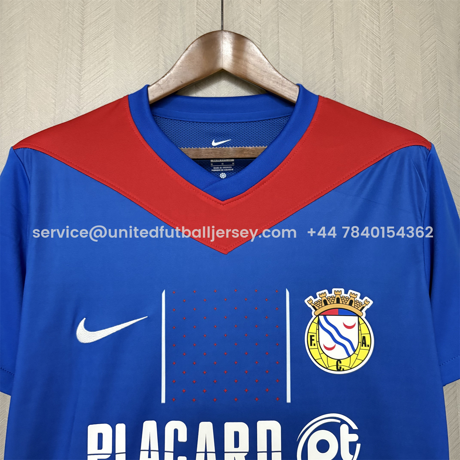 foot-Alverca 25-26 Home Blue Jersey - Fans Version