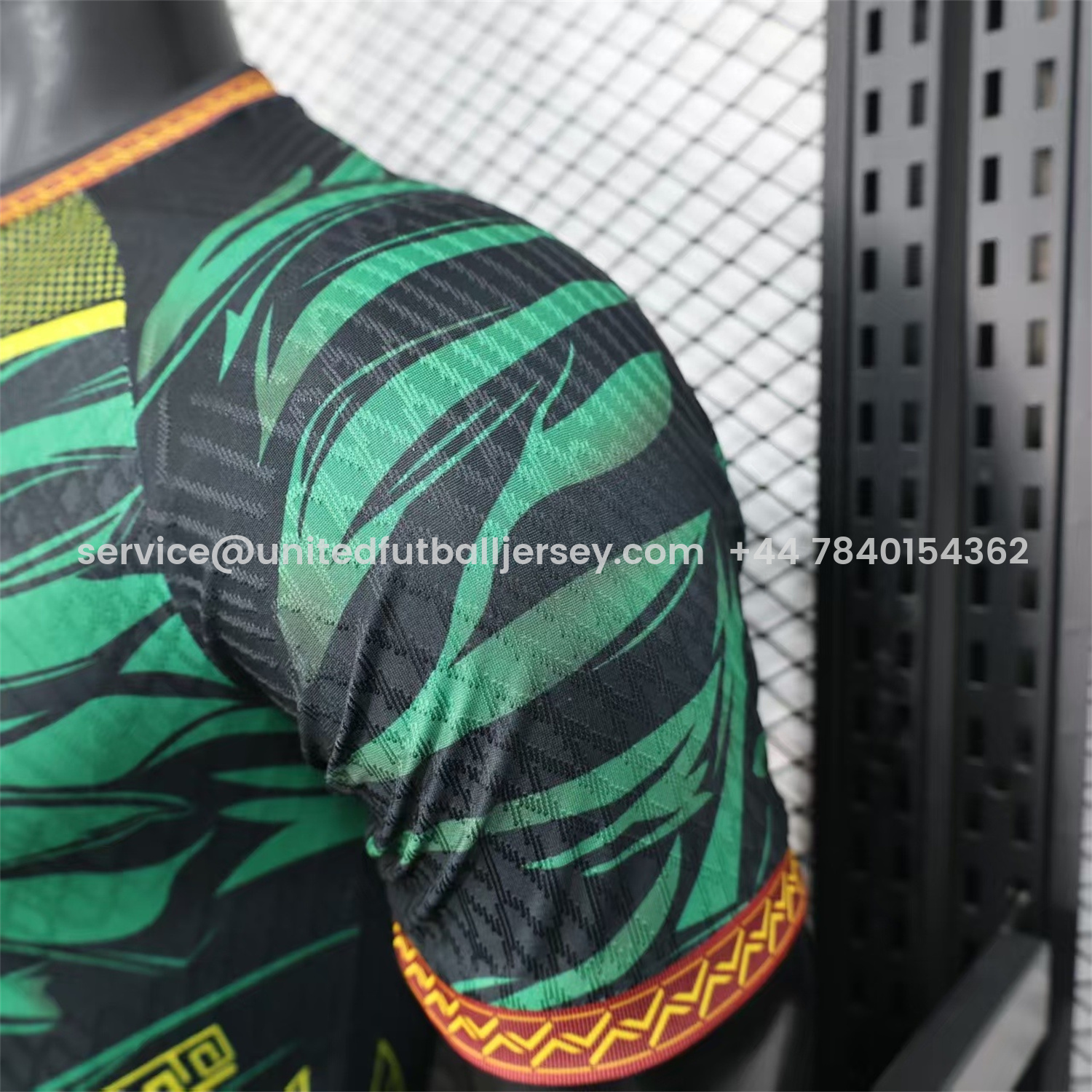 foot-Mali 2026 Eagle Black Green Jersey - Player Version