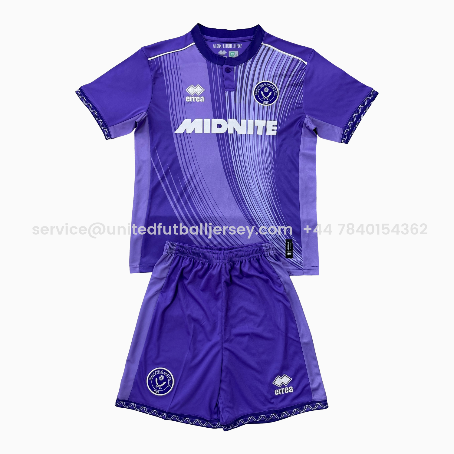 foot-Sheffield United 25-26 Third Men's Adult Jersey Set - Fans Version