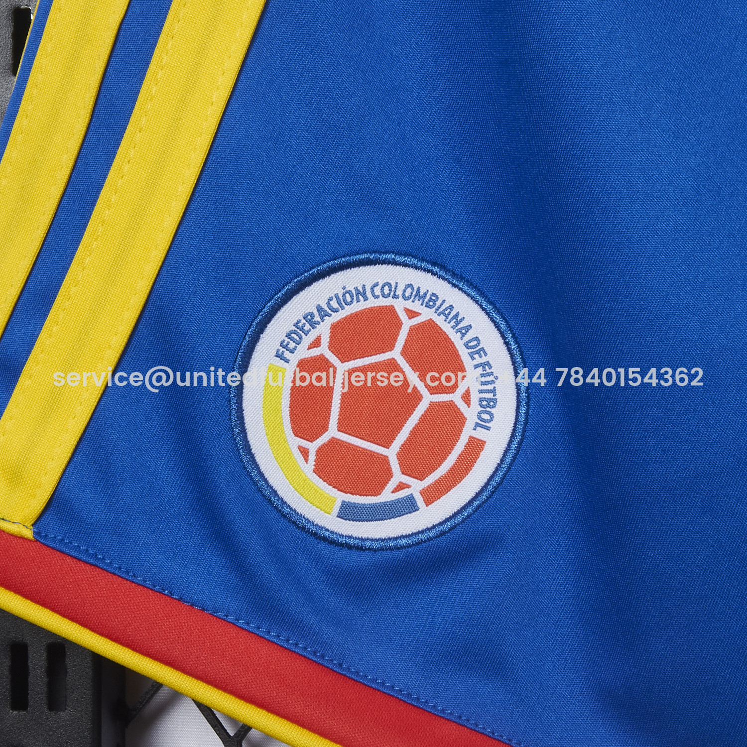 foot-Colombia 2026 Home Blue Shorts - Fans Version