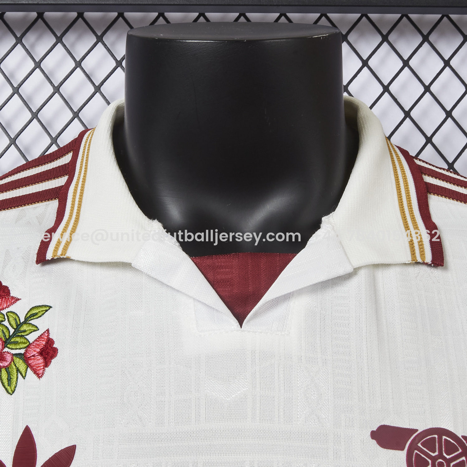 foot-【Embroidered Flower Version】Arsenal 25-26 Third White Jersey - Player Version