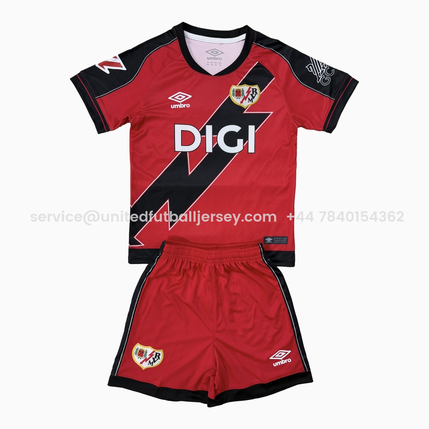 foot-Rayo Vallecano 25-26 Away Men's Adult Jersey Set - Fans Version