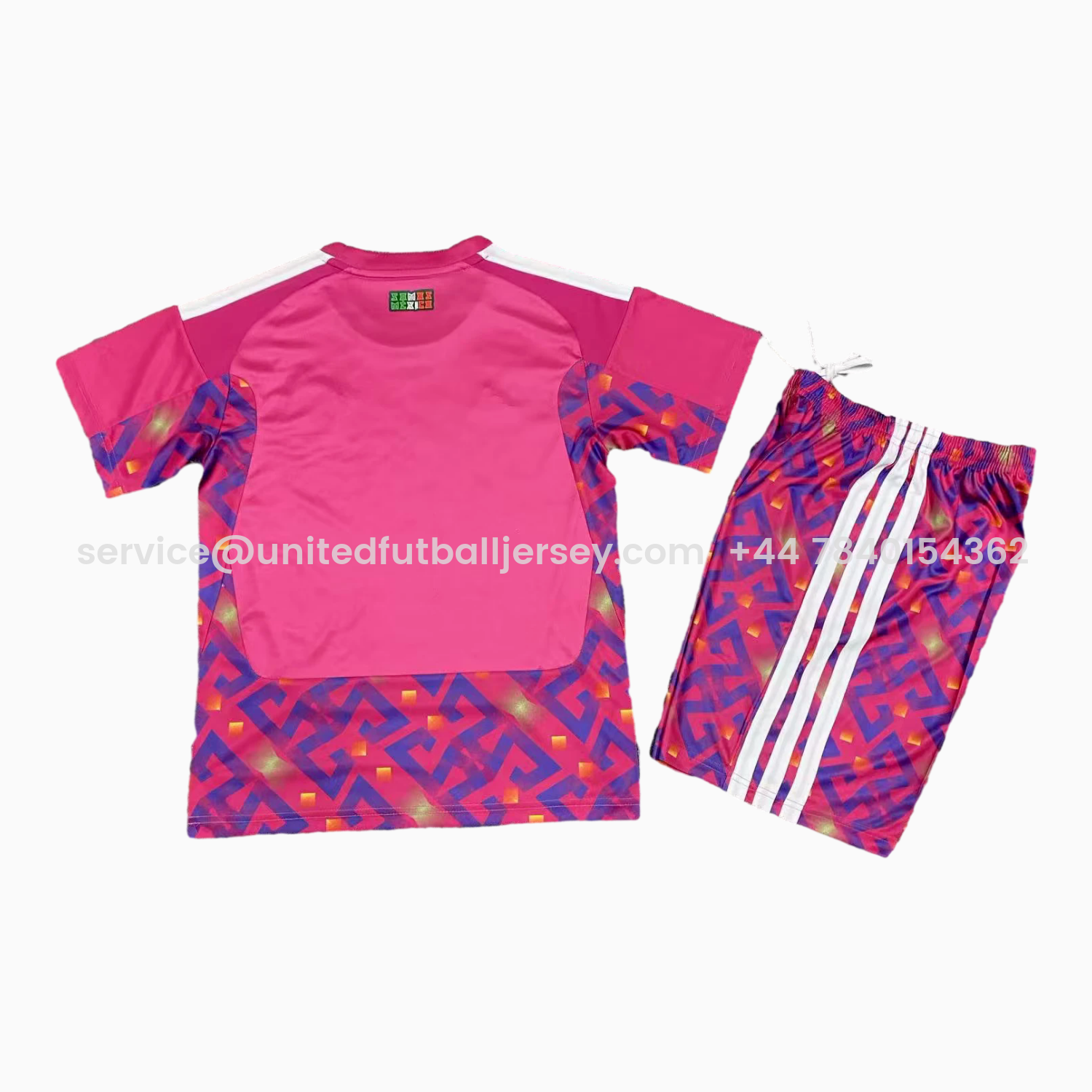 foot-Mexico 2026 Goalkeeper Pink Kids Kit