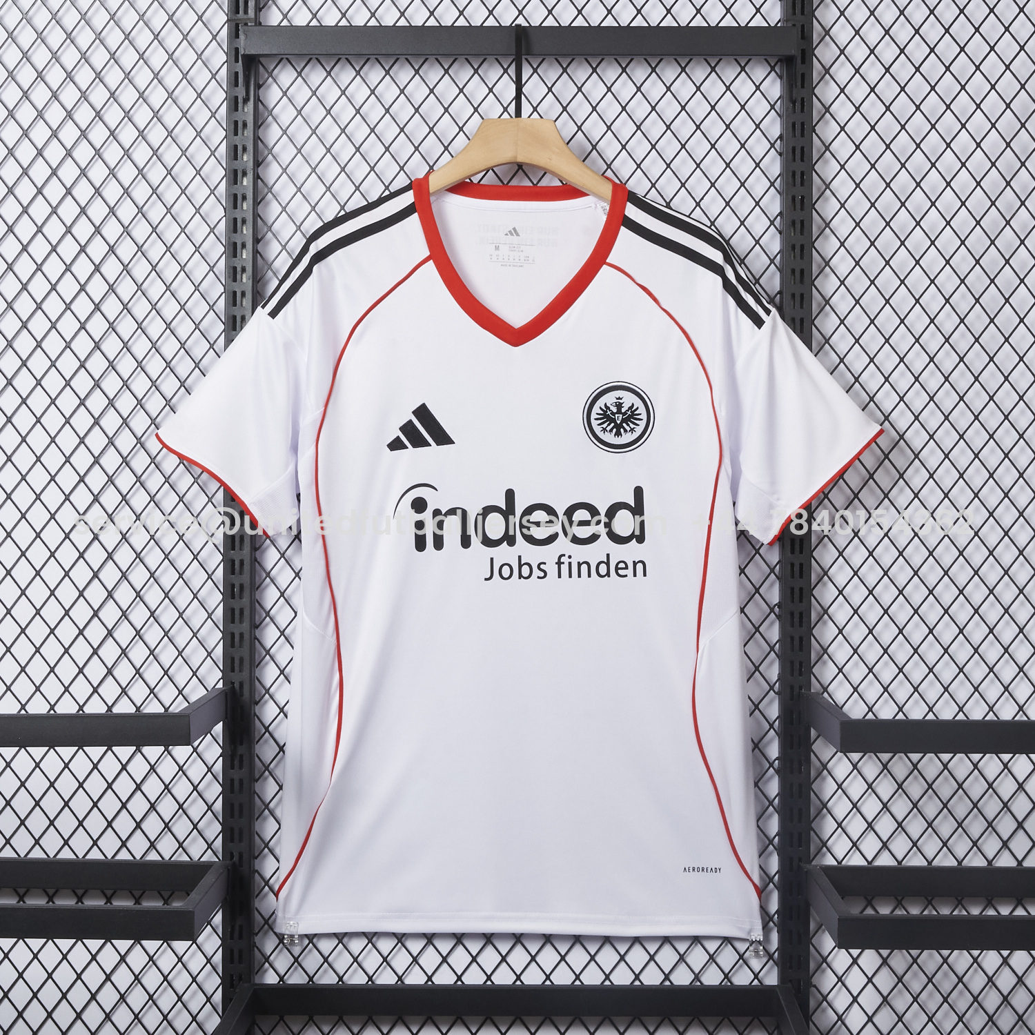 foot-Frankfurt 25-26 Away White Jersey - Fans Version