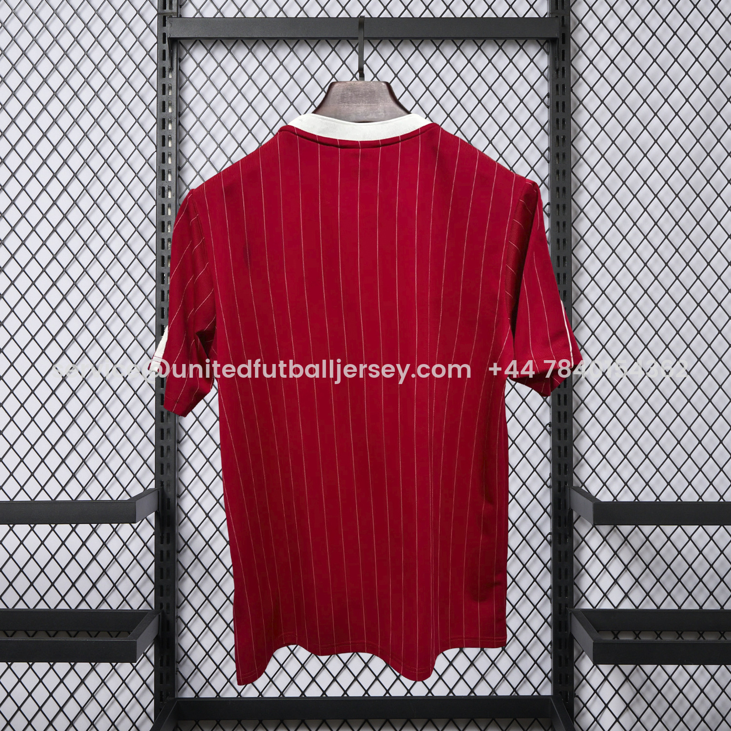 foot-Manchester United 25-26 Trefoil Red Travel Jersey - Fans Version