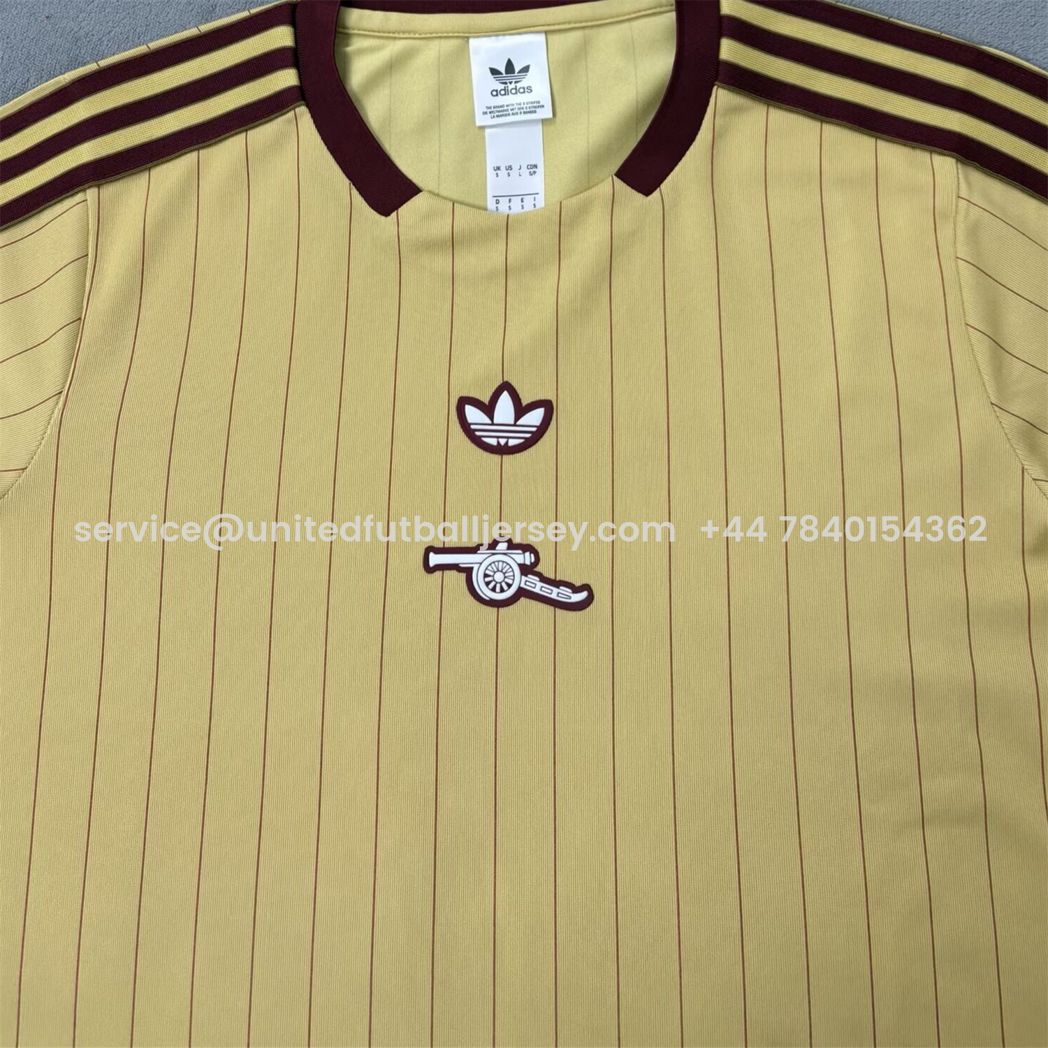 foot-Arsenal 25-26 Trefoil Yellow Travel Jersey - Fans Version