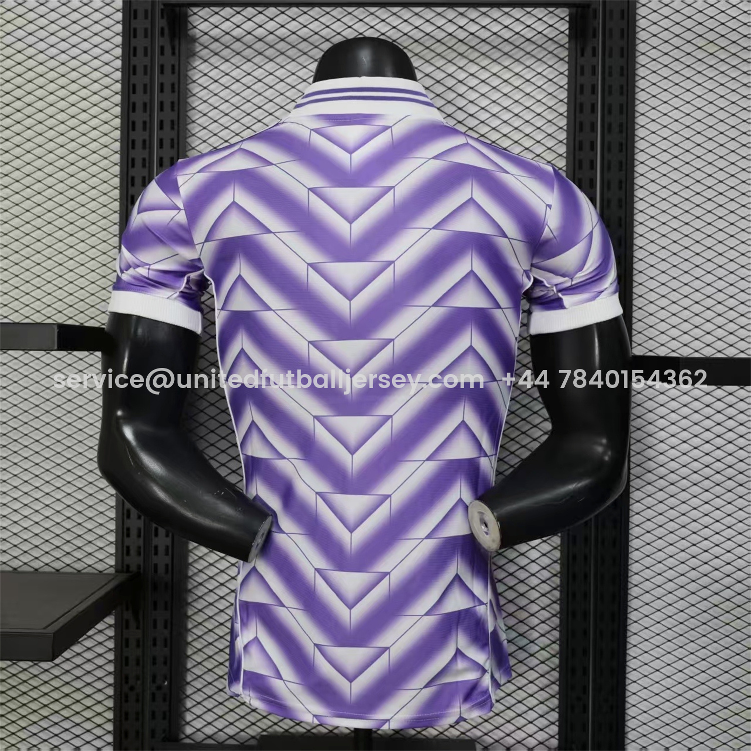 foot-Real Madrid 25-26 Refracted Purple Light White Special Jersey - Player Version