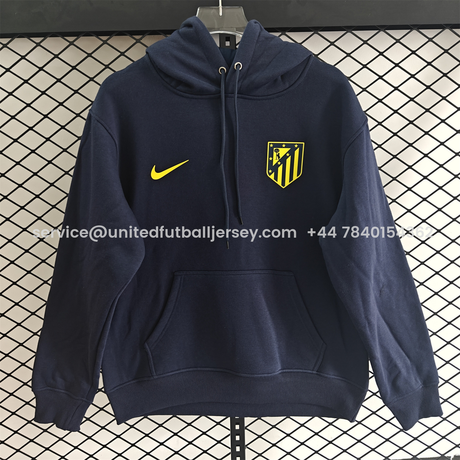 foot-Atletico Madrid 25-26 Originals Terrace Icon Unisex Pullover Hoodie