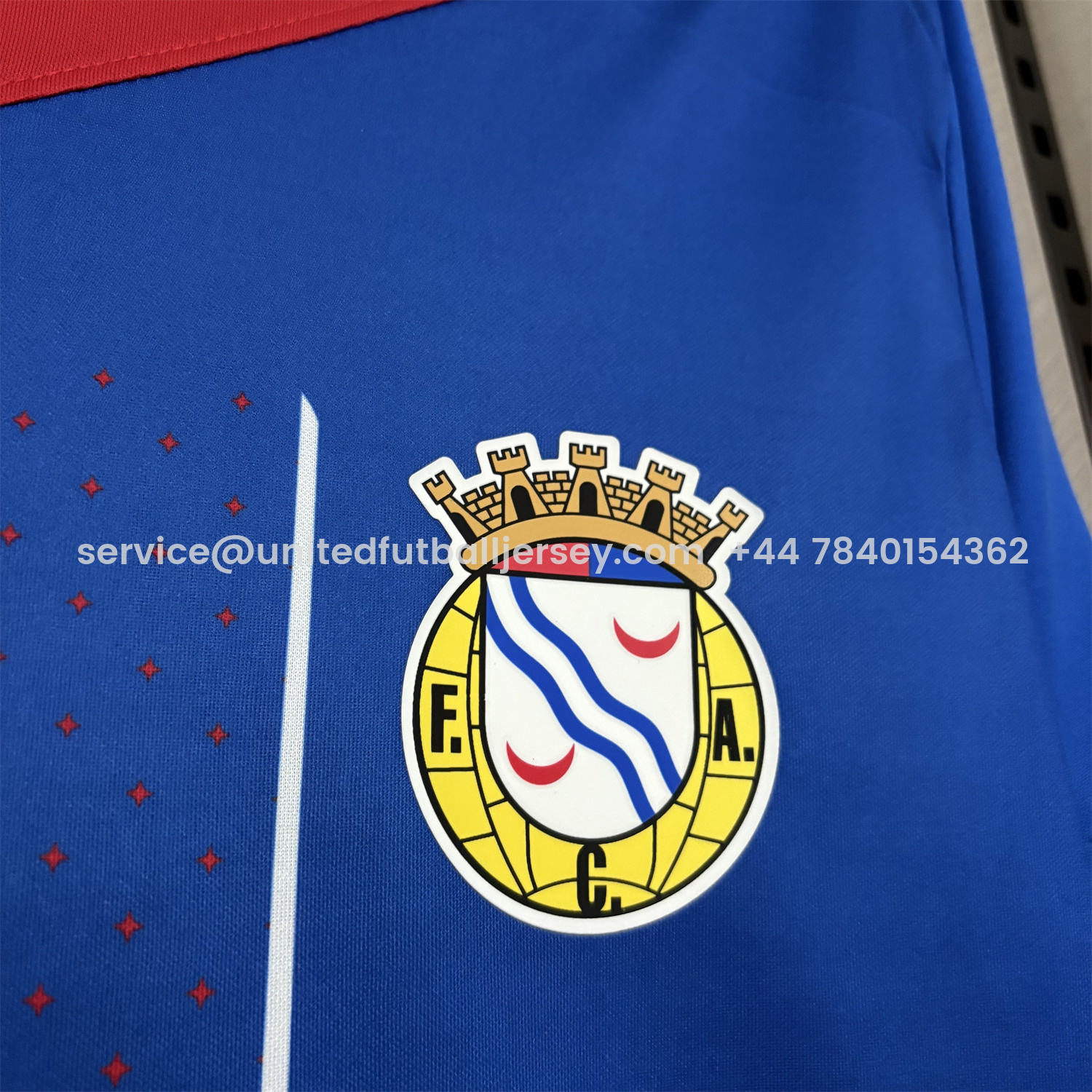 foot-Alverca 25-26 Home Blue Jersey - Fans Version