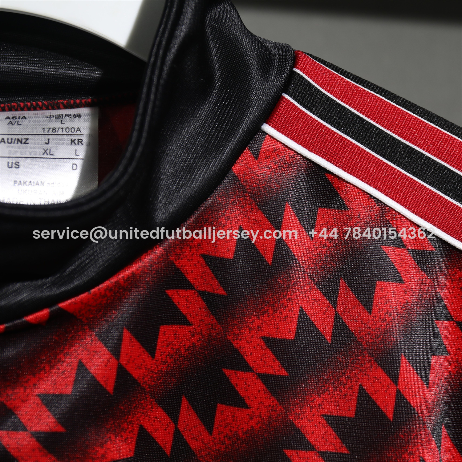 foot-Manchester United 25-26 Training Set - Red Black Top and Black Pants