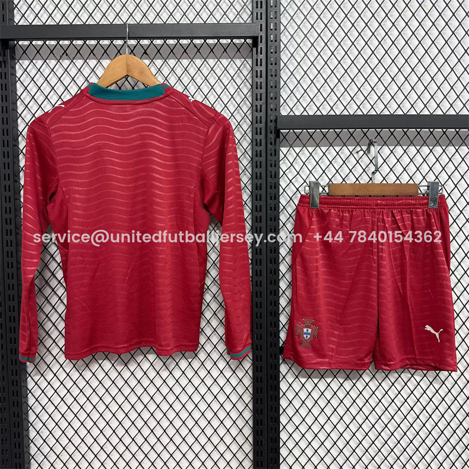 foot-Portugal 2026 Home Long Sleeves Kids Kit