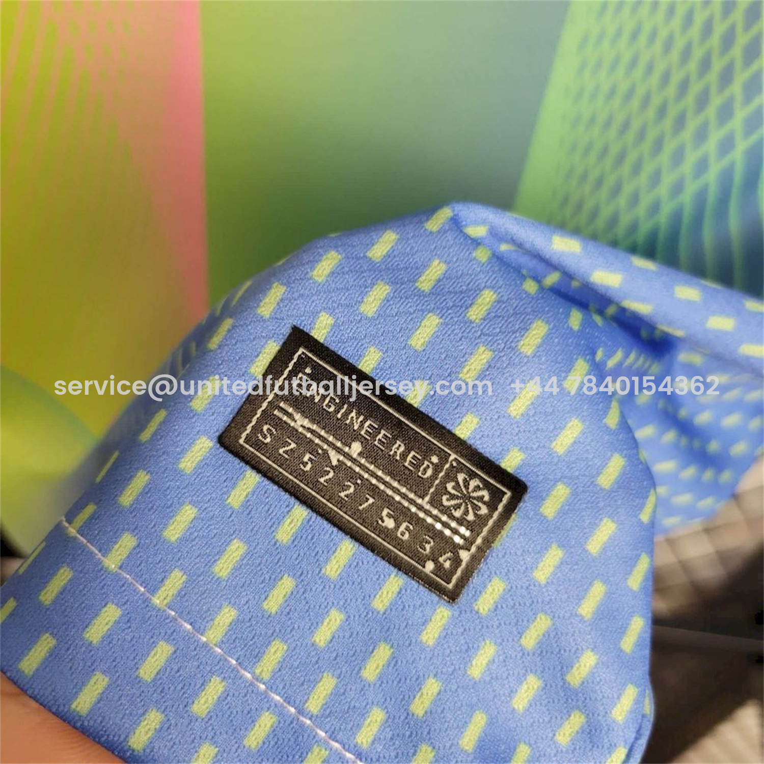 foot-Barcelona 25-26 T90 Pink Lines Green And Blue Gradient Special Jersey - Fans Version