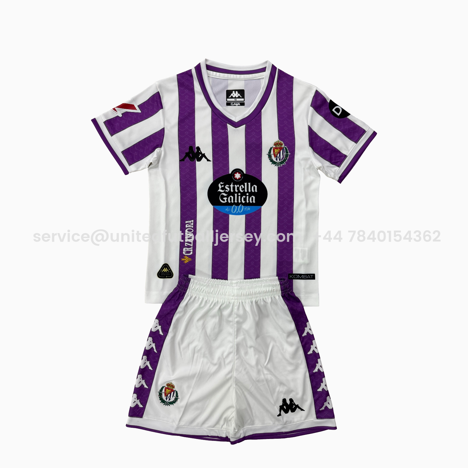foot-Valladolid 25-26 Home Men's Adult Jersey Set - Fans Version