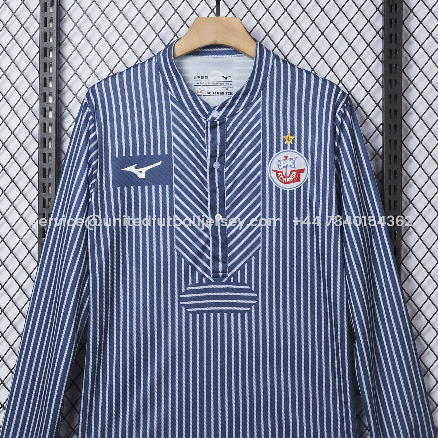 foot-Hansa Rostock 25-26 60-Year Anniversary Fisherman Jersey - Fans Version