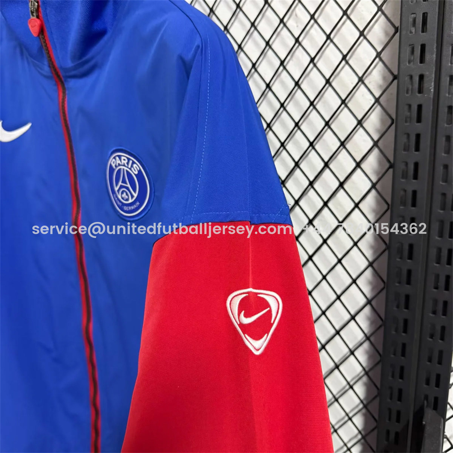 foot-Paris Saint-Germain PSG 25-26 Windbreaker Jacket - Blue