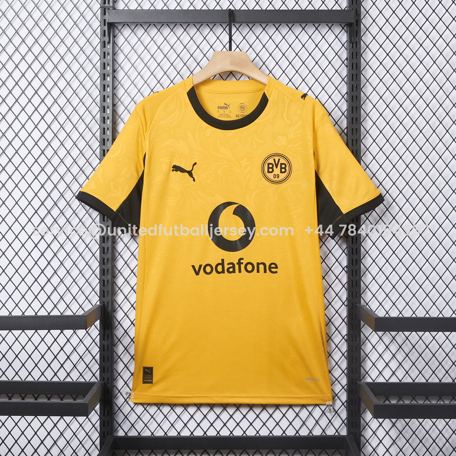 foot-Dortmund 25-26 Yellow Cup Jersey With Sponsors - Fans Version