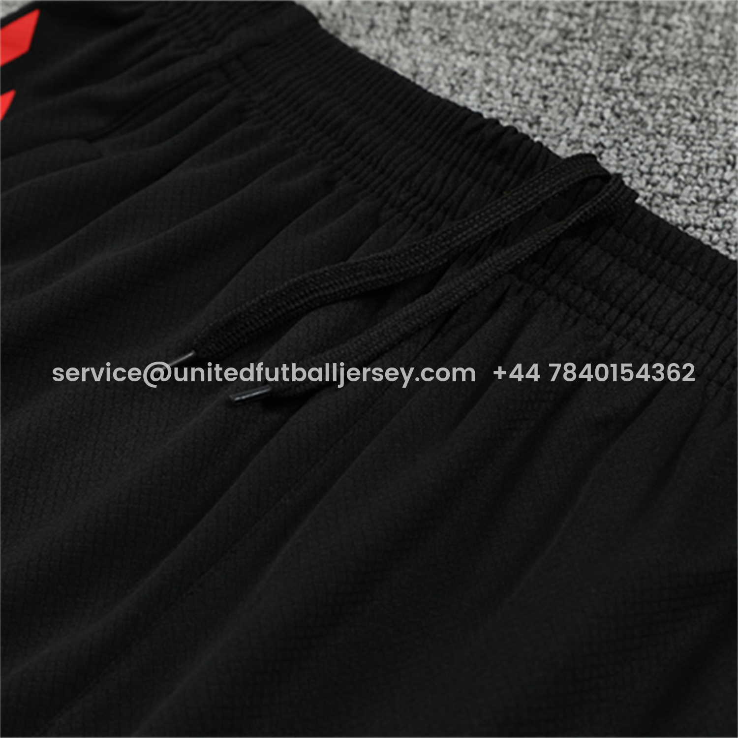 foot-Arsenal 25-26 Kids Short-Sleeve Training Set - Red Top & Black Shorts