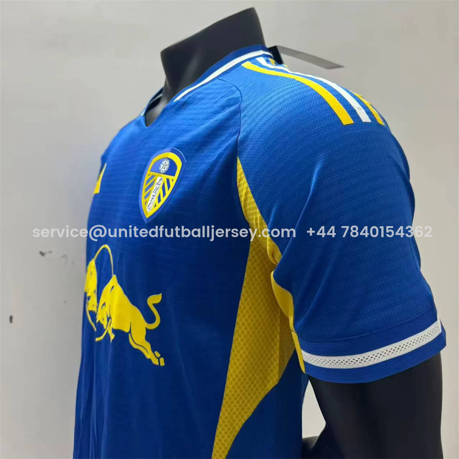 foot-Leeds United 25-26 Away Blue Jersey - Player Version