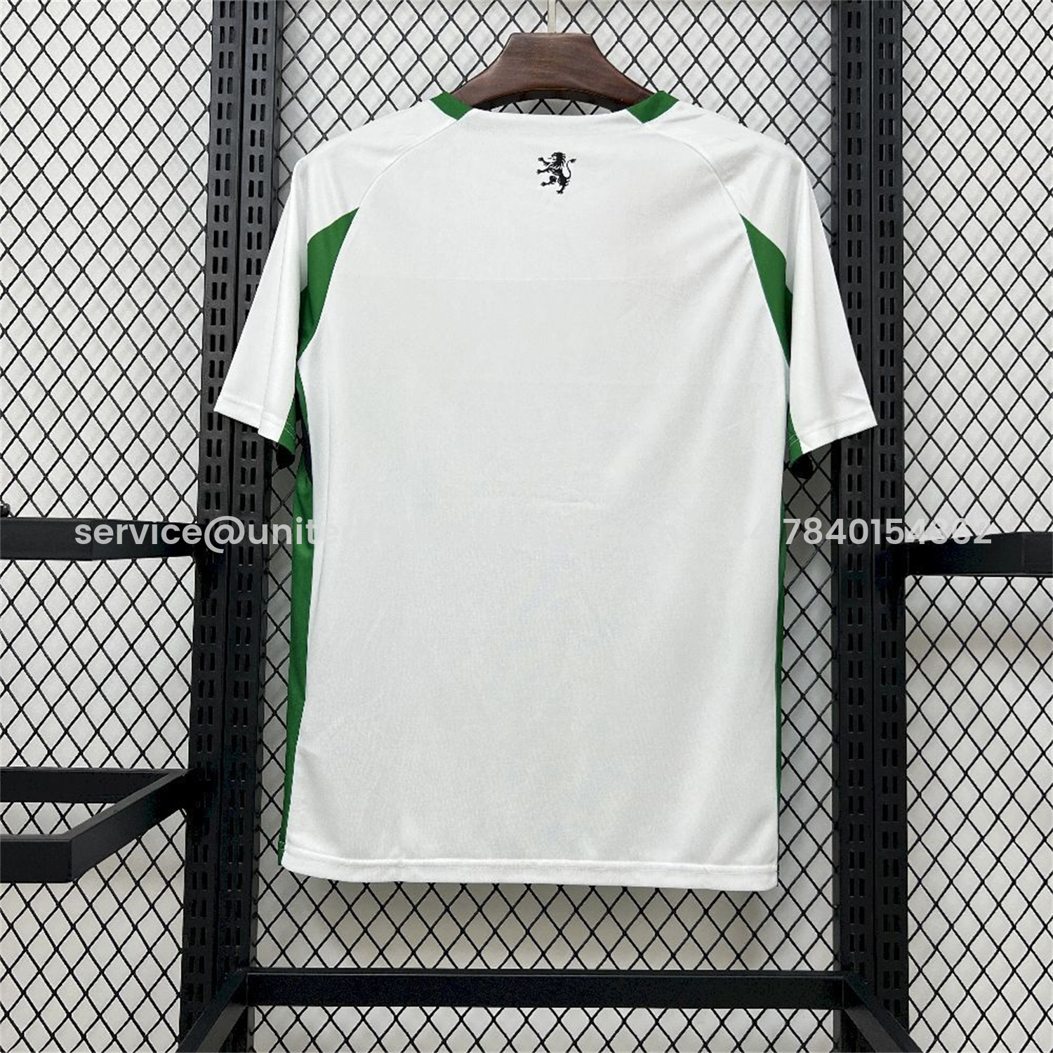 foot-Sporting CP 25-26 Green Lion Special White Jersey - Fans Version