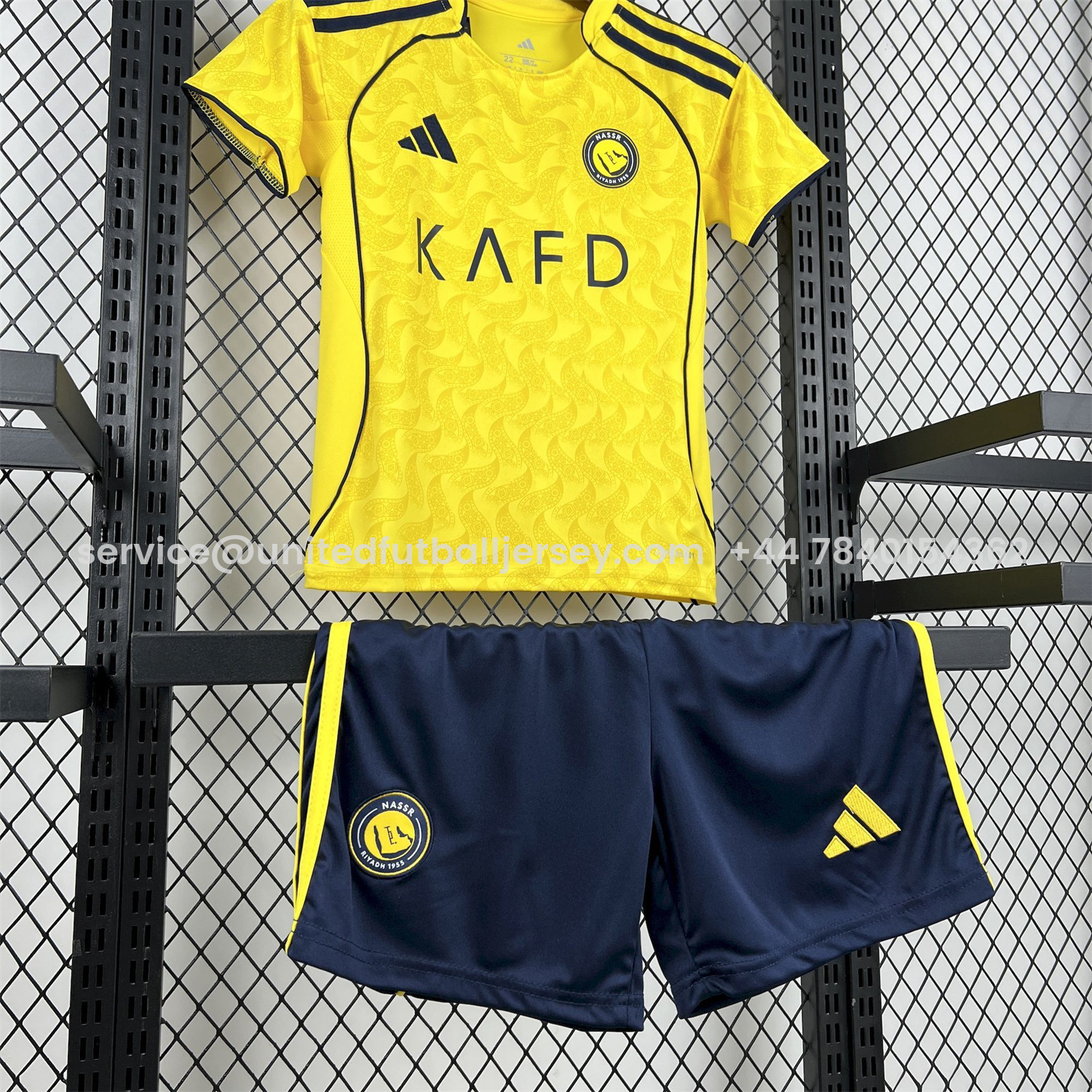 foot-Al Nassr Riyadh Victory 25-26 Home Kids Kit
