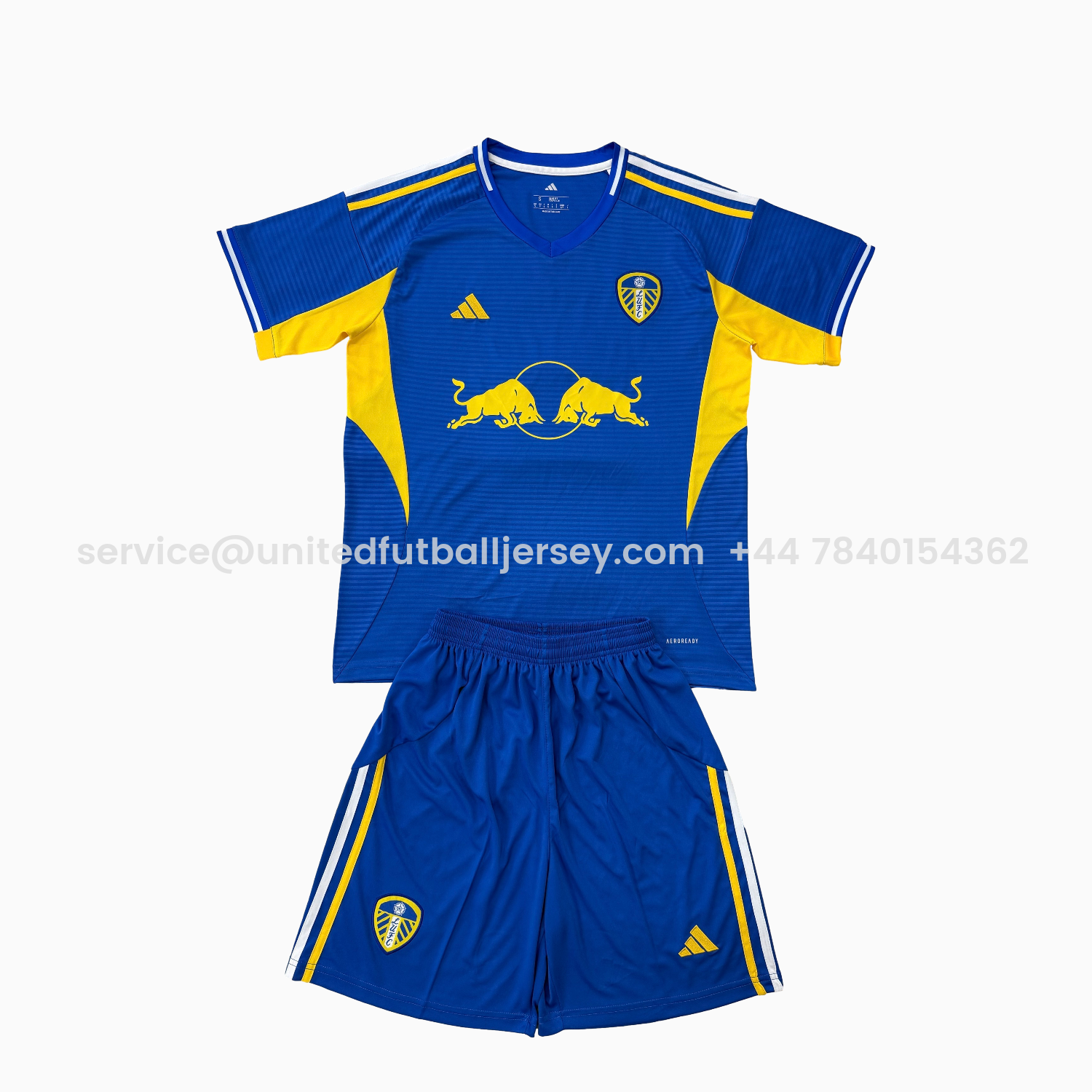 foot-Leeds United 25-26 Away Men's Adult Jersey Set - Fans Version