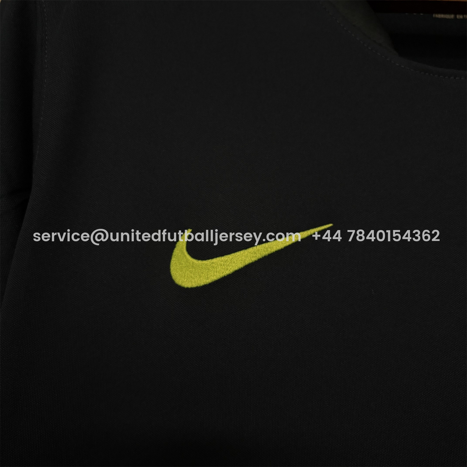 foot-Brazil 2026 Dark Blue Training Jersey - Fans Version