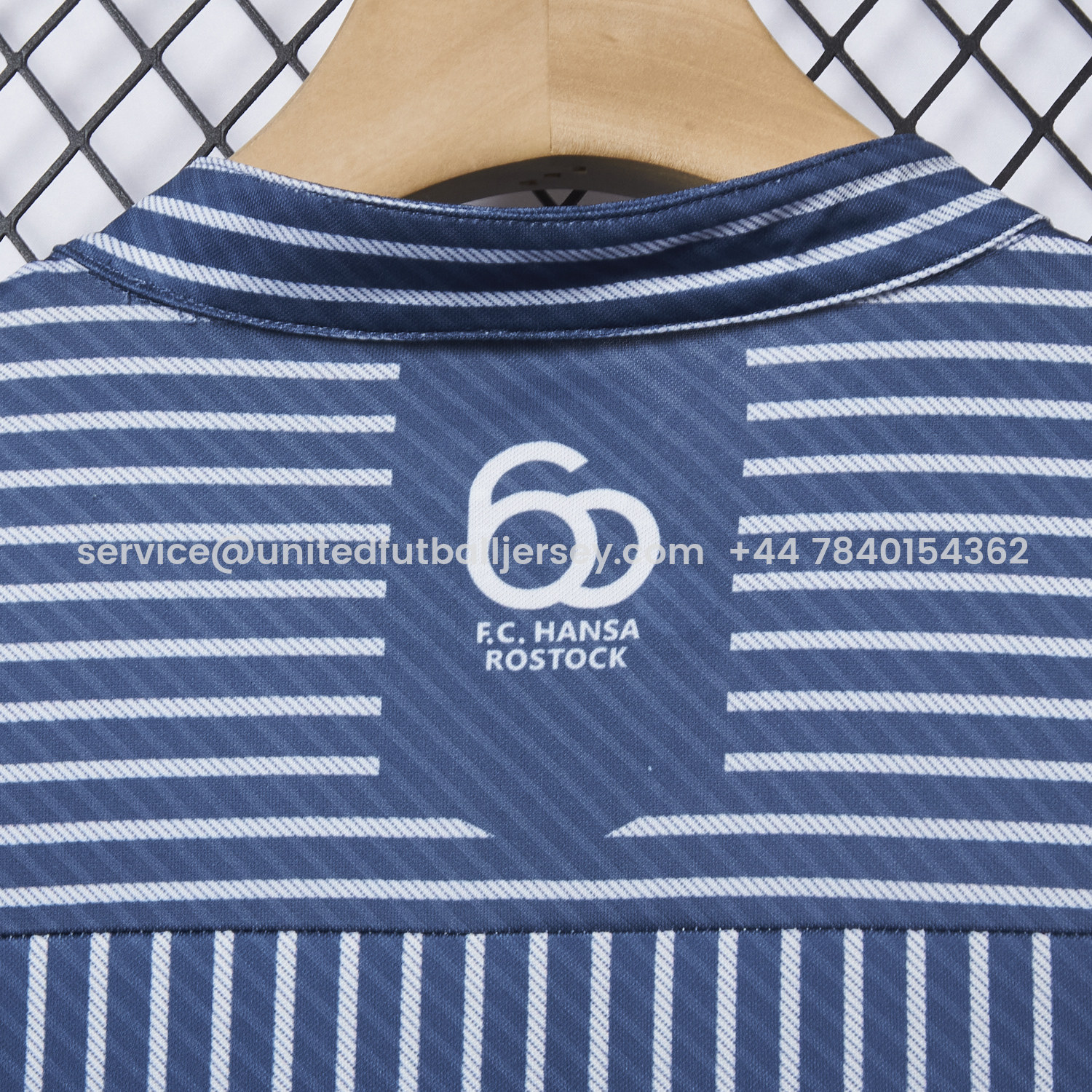 foot-Hansa Rostock 25-26 60-Year Anniversary Fisherman Jersey - Fans Version